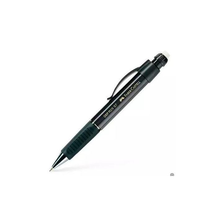 Faber Castell Portaminas Grip Plus 0,7 mm Negro Metálico