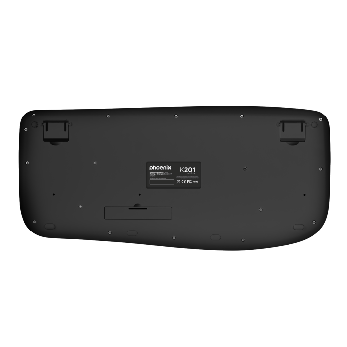 Teclado Inalámbrico Phoenix K201 Negro Qwerty Español 6