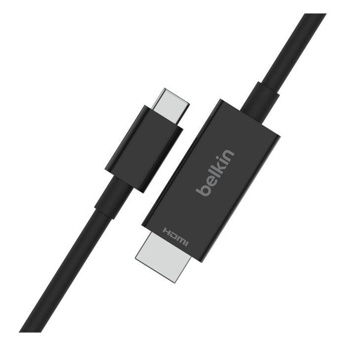 Belkin AVC012bt2MBK Cable USB C a HDMI 2.1, 2m, Resolución 8K 60Hz, HDR10+, Negro 1 Belkin AVC012bt2MBK Cable USB C a HDMI 2.1, 2m, Resolución 8K 60Hz, HDR10+, Negro 1
