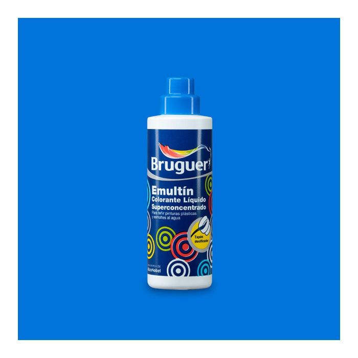 Bruguer Emultin 5056661 Colorante líquido azul firmamento 0,05l para pinturas y esmaltes al agua