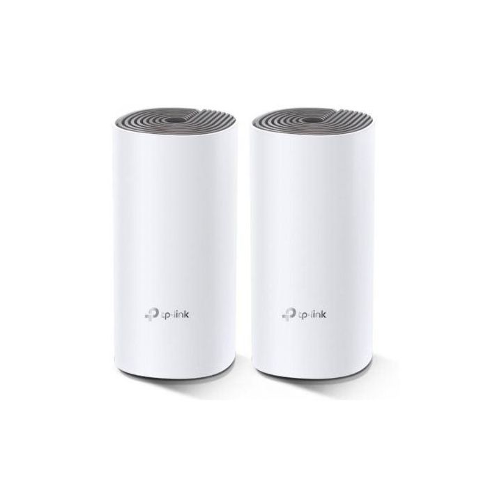 TP-LINK Deco E4(2-PACK) Router Inalámbrico Doble Banda Wi-Fi 5 (802.11ac) Ethernet Rápido Blanco