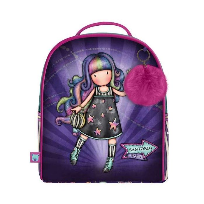 Mochila Escolar Gorjuss Up and away Morado 20 x 22 x 10 cm