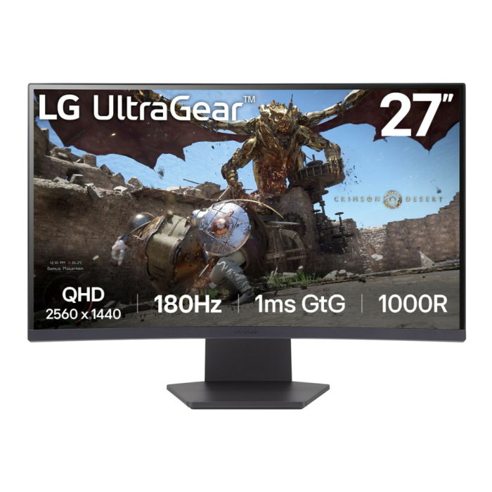LG 27GS60QC pantalla para PC 68,6 cm (27") 2560 x 1440 Pixeles Full HD LCD Negro