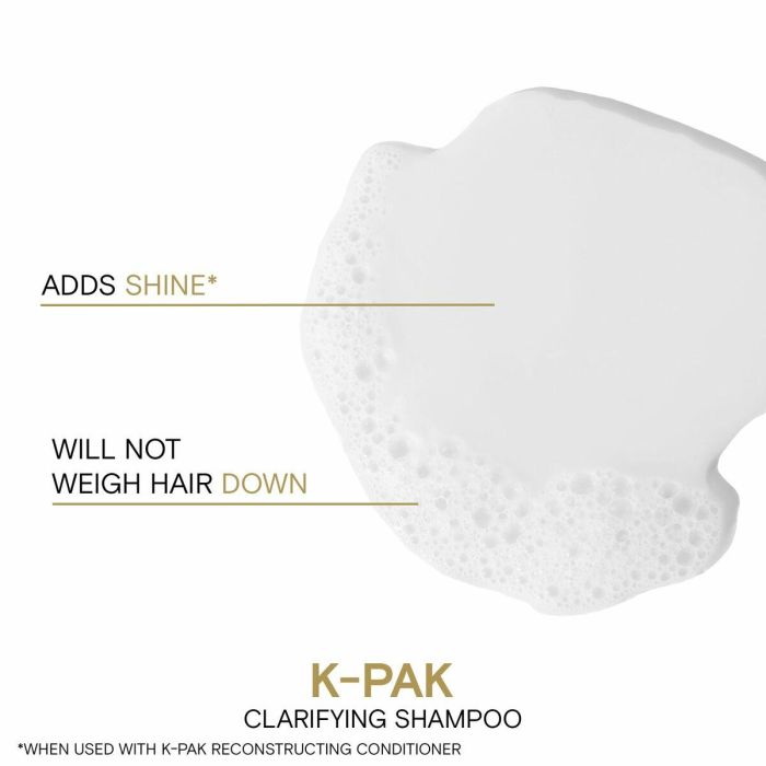 Joico K-PAK clarifying shampoo Champú Purificante Brillo para Limpieza Profunda 1000 ml 3