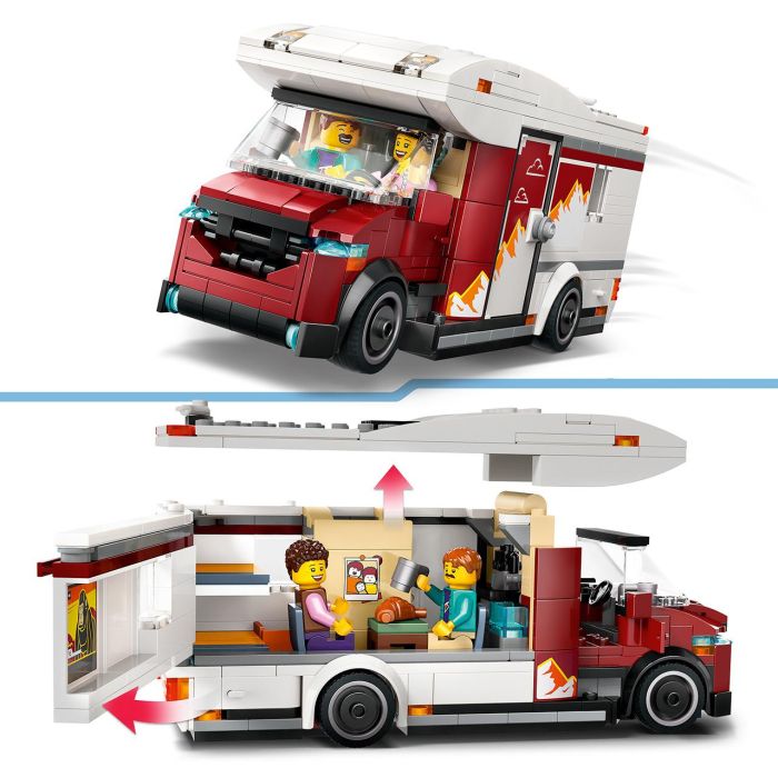 Lego Juego de Construcción Autocaravana Aventurera de Vacaciones City para Niños de 6+ Años 3