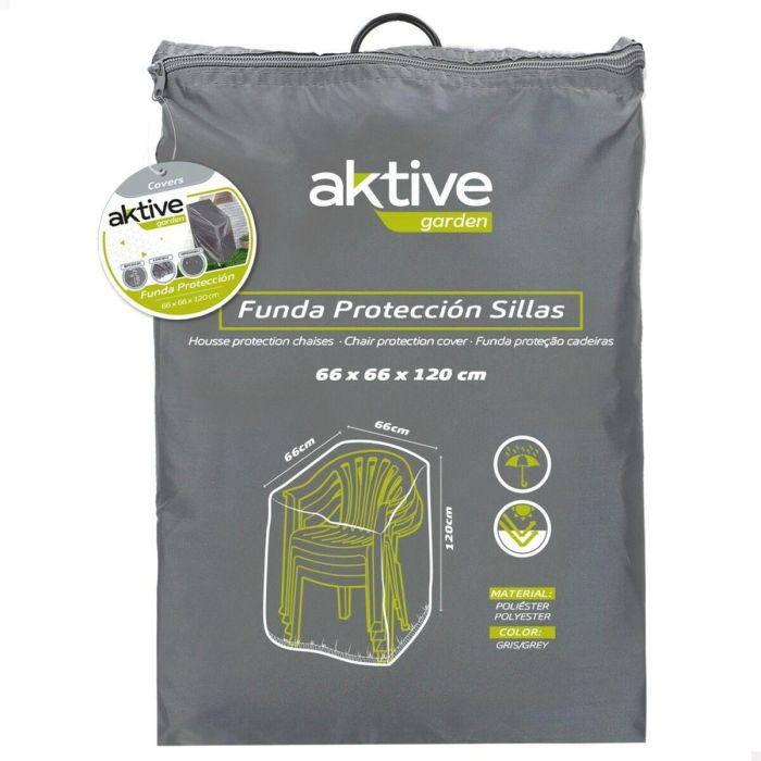 Funda para Silla Aktive 66 x 120 x 66 cm (6 Unidades) 2 Funda para Silla Aktive 66 x 120 x 66 cm (6 Unidades) 2
