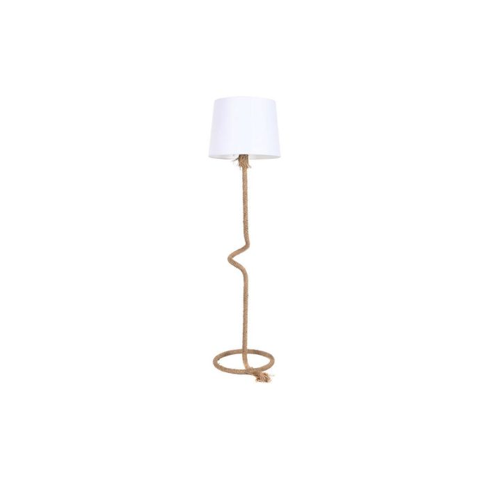 Lámpara de Pie Home ESPRIT Blanco Marrón Cuerda 50 W 220 V 40 x 40 x 151 cm Lámpara de Pie Home ESPRIT Blanco Marrón Cuerda 50 W 220 V 40 x 40 x 151 cm