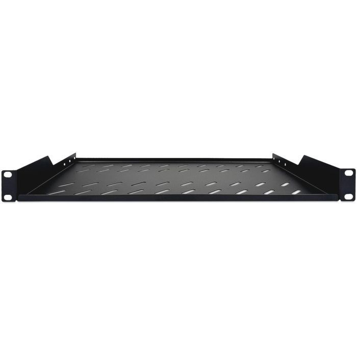 Digitus Estante Fijo Perforado 1U para Racks 19" Profundidad 400mm, 45x483x250 mm, Carga hasta 15 kg, Negro RAL 9005 1