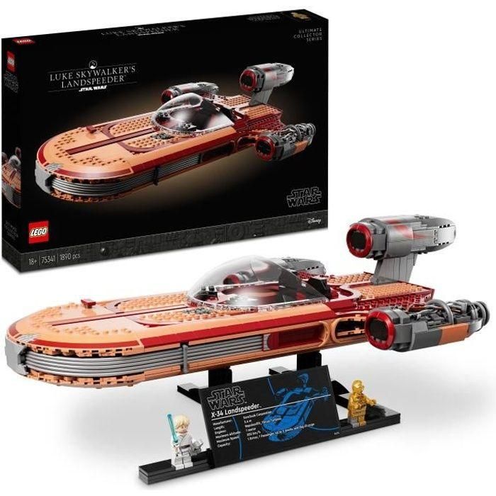 LEGO Star Wars 75341 Deslizador terrestre de Luke Skywalker, modelo de nave espacial, adultos 0 LEGO Star Wars 75341 Deslizador terrestre de Luke Skywalker, modelo de nave espacial, adultos 0