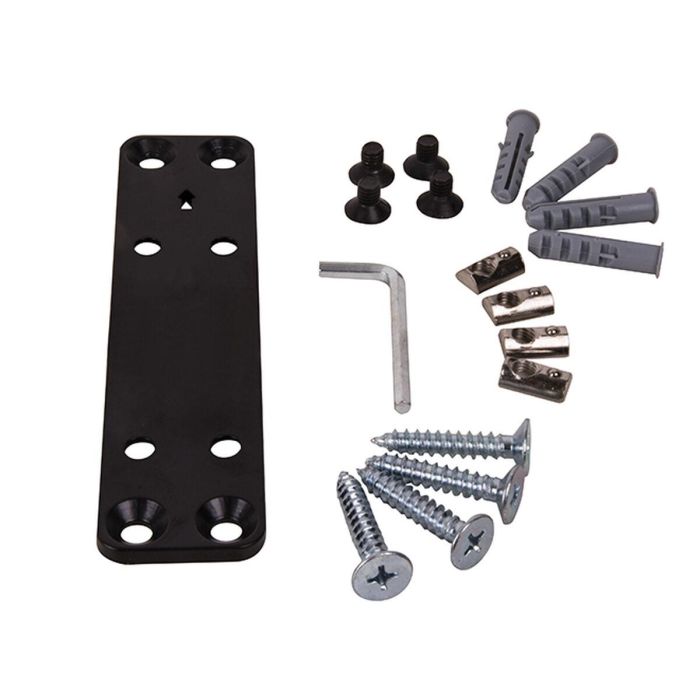 B-Tech System X Rail Mounting Bracket - 5 mm, Black 1 B-Tech System X Rail Mounting Bracket - 5 mm, Black 1