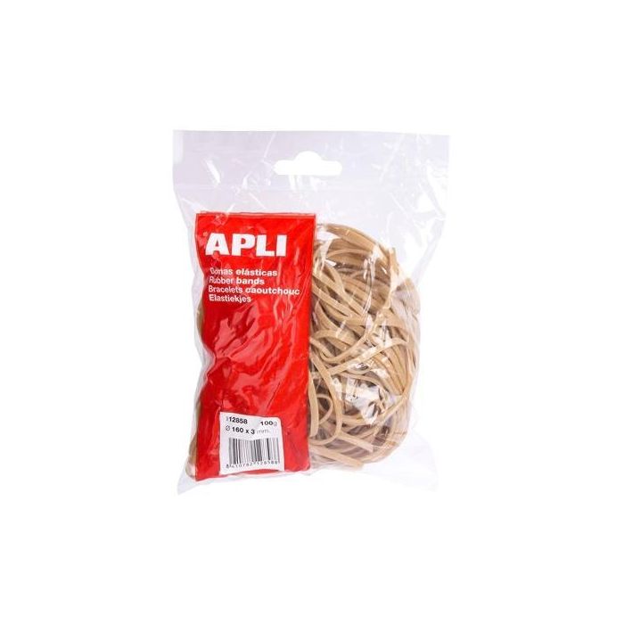 Apli Goma Elástica Marrón Caucho 160x3 mm 100 gr. Apli Goma Elástica Marrón Caucho 160x3 mm 100 gr.