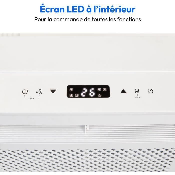 Medion P502 Aire Acondicionado para Autocaravanas MED1717433664562 – 5000 BTU, hasta 12m² 4