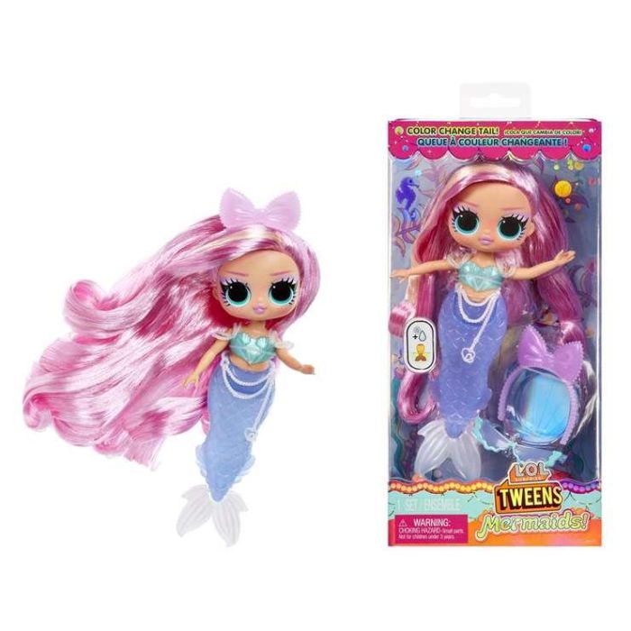 Muñeca l.o.l. surprise tween sirena - lola waves. su cola cambia de color 25,4x12,7x6,35 cm 10 Muñeca l.o.l. surprise tween sirena - lola waves. su cola cambia de color 25,4x12,7x6,35 cm 10