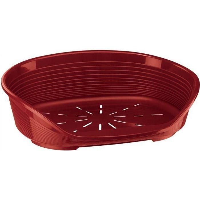 Ferplast Cesta 8010690074689 SIESTA DELUXE Burdeos Talla 2 - 49*36*17,5 cm