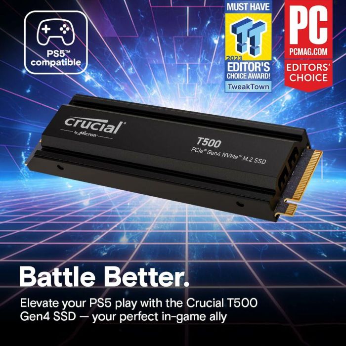 Crucial Disco Duro Interno SSD 4TB M.2 2280 PCIe 4.0 x4 NVMe - 7000 MB/s Lectura, 6900 MB/s Escritura 7 Crucial Disco Duro Interno SSD 4TB M.2 2280 PCIe 4.0 x4 NVMe - 7000 MB/s Lectura, 6900 MB/s Escritura 7