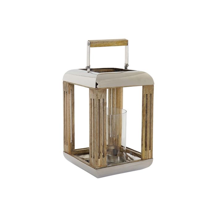 Farola DKD Home Decor Plateado 23 x 36 x 23 cm Farola DKD Home Decor Plateado 23 x 36 x 23 cm