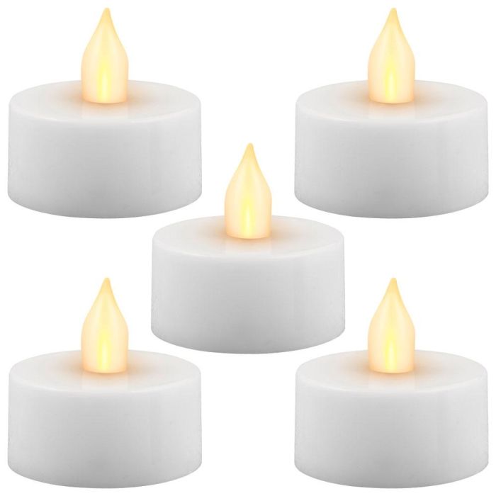 Juego De 5 Velas Led Day