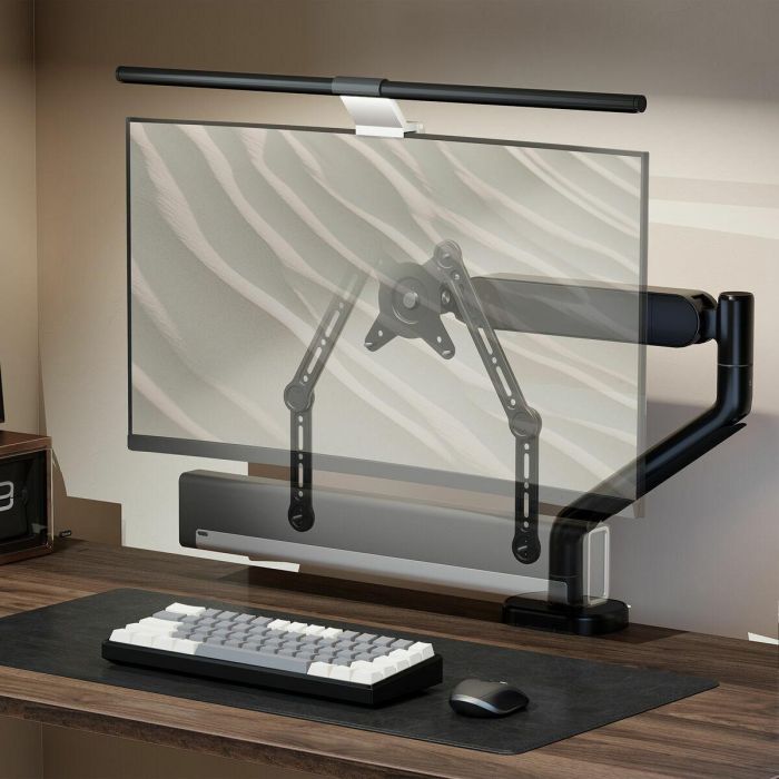 AISENS SPK03U-375 Soporte de Pared Ajustable Universal para Barra de Sonido y TV VESA hasta 15kg, Acero Negro, Antivibración. 4 AISENS SPK03U-375 Soporte de Pared Ajustable Universal para Barra de Sonido y TV VESA hasta 15kg, Acero Negro, Antivibración. 4