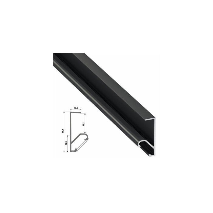 Perfíl Aluminio Tipo Q18 2,02M 2 Perfíl Aluminio Tipo Q18 2,02M 2