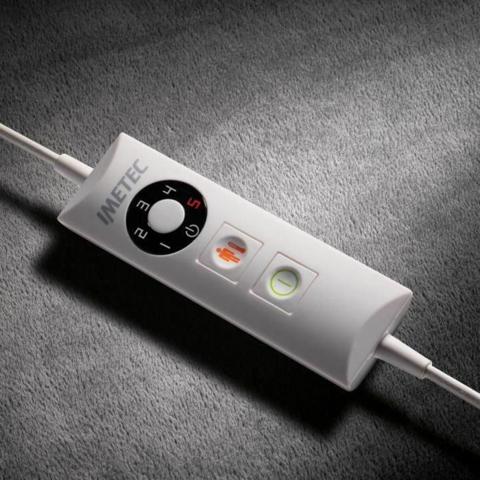 Imetec IME8007403167875 Cojín Calefactor Cervical Tejido Hipoalergénico 5 Temperaturas Lavable a Máquina 3
