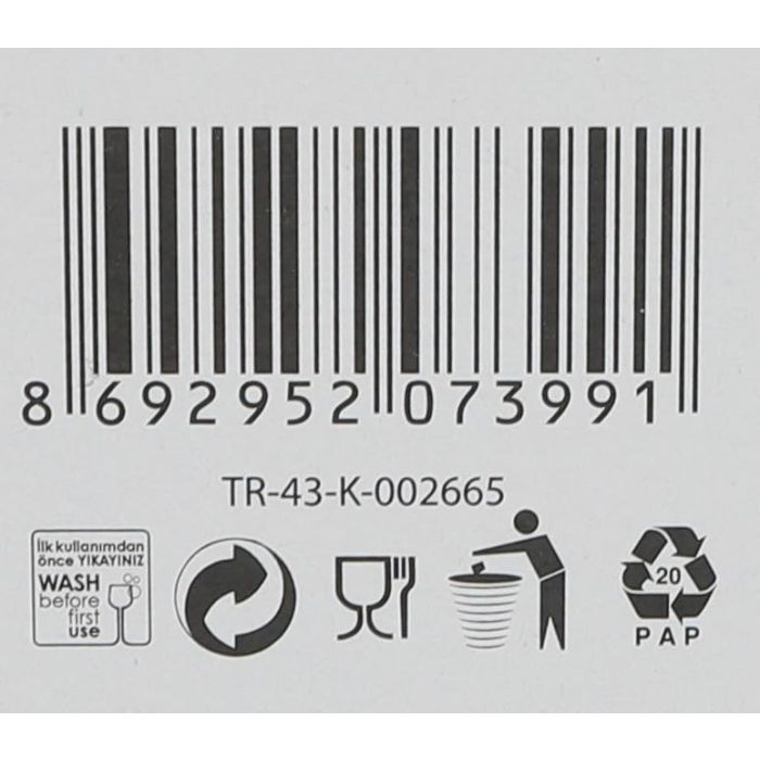 Lav Set 6 Vasos Whisky 280 cc Colección Liberty (8 Cajas)