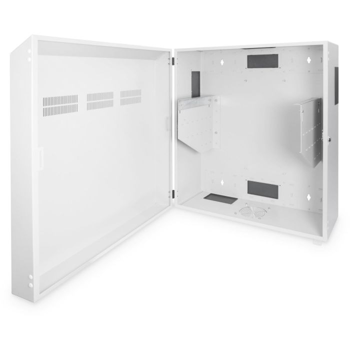 Digitus Armario Rack Mural Slim 6U 19" Vertical 800x640x309mm Gris RAL 7035 Puerta con Cierre y Ventilación para Redes 5