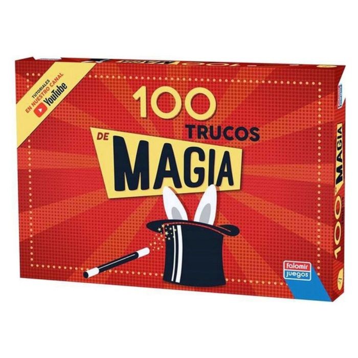 Falomir Juego de Magia 100 Trucos con DVD Explicativo, Accesorios y Manual. Ideal para niños a partir de 7 años.