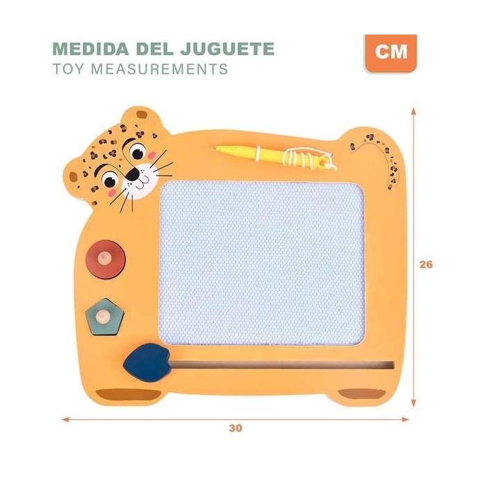 Pizarra magica de madera animales (woomax) 5
