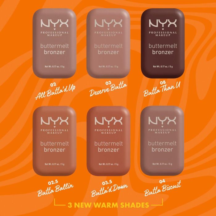 Set de Maquillaje NYX BUTTERMELT BRONZER 8 Set de Maquillaje NYX BUTTERMELT BRONZER 8