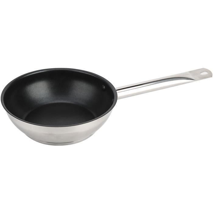 Juego de 3 sartenes - BAUMALU - Gastronomía - 20 / 24 / 28 cm - Acero inoxidable 1 Juego de 3 sartenes - BAUMALU - Gastronomía - 20 / 24 / 28 cm - Acero inoxidable 1
