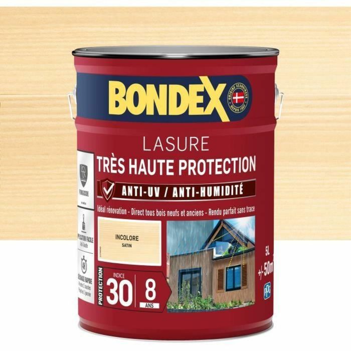 Pintura de Imprimación Bondex Satinado 5 L Transparente 0 Pintura de Imprimación Bondex Satinado 5 L Transparente 0