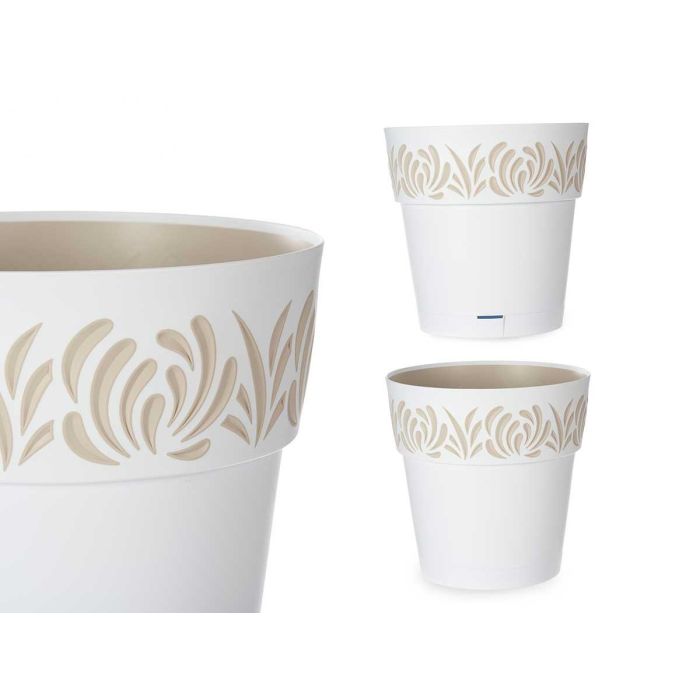 Stefanplast Maceta Plastico Gaia 30 cm Blanca (Set de 6) 0 Stefanplast Maceta Plastico Gaia 30 cm Blanca (Set de 6) 0