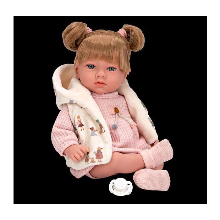 Muñeca elegance 40 cm aria rosa c/mecamismo risa try me 4 Muñeca elegance 40 cm aria rosa c/mecamismo risa try me 4