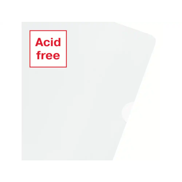 Esselte 627496 Caja 100 Dossiers Uñeros Polipropileno Transparente Piel Naranja A4 Recycle 100 Micras 3