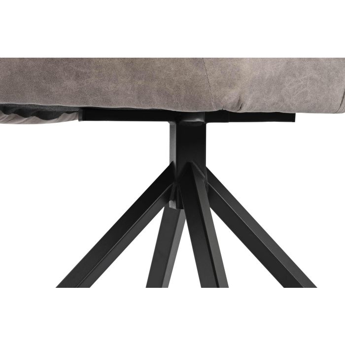 DKD Home Decor Silla Loft Gris Negro Microfibra Metal 58 x 83 x 55 cm 7 DKD Home Decor Silla Loft Gris Negro Microfibra Metal 58 x 83 x 55 cm 7