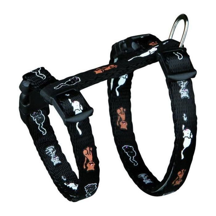 Trixie TRI4011905041445 Arnés para Gatitos Junior con Correa, Diseño Gato, Arnés 21-33 cm x 8 mm, Correa 1.20 m 3