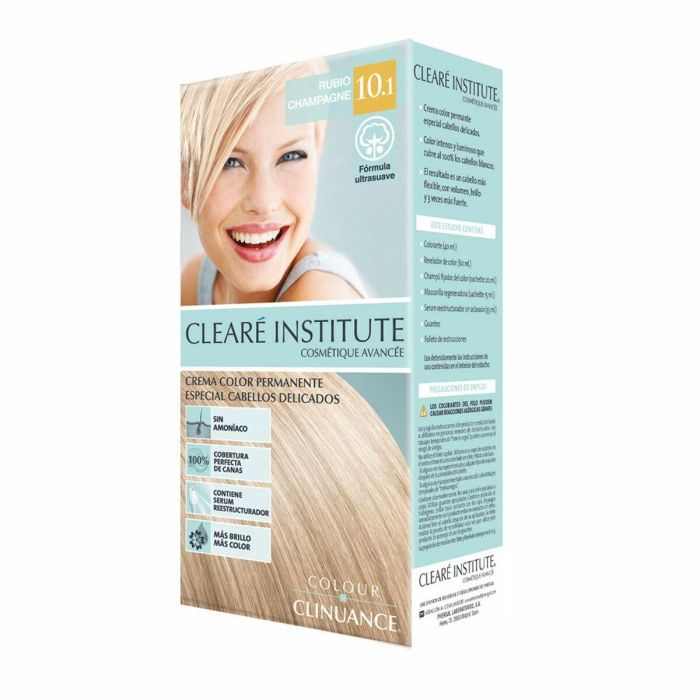 Clearé Institute #10.1 COLOUR CLINUANCE Tinte Cabellos Delicados Rubio Champagne Sin Amoniaco Clearé Institute #10.1 COLOUR CLINUANCE Tinte Cabellos Delicados Rubio Champagne Sin Amoniaco