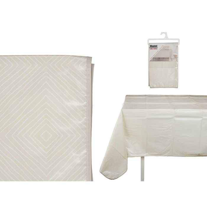 Mantel de Hule 140x140 cm Rombos - Arte Regal (12 Unidades) Mantel de Hule 140x140 cm Rombos - Arte Regal (12 Unidades)
