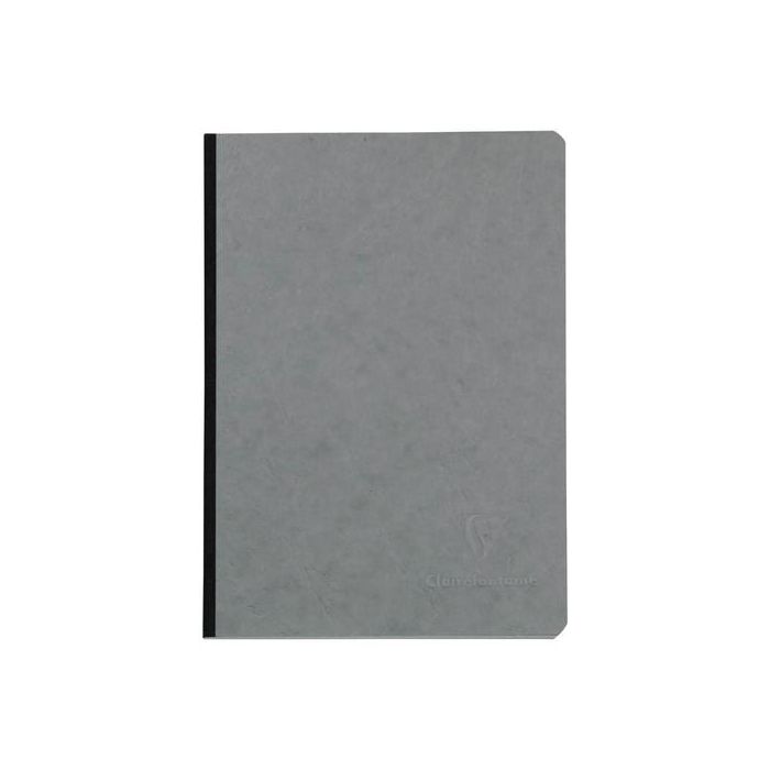 Cuaderno Clairefontaine Age Bag Cosido A5 Liso 96H Gris (Set de 5)