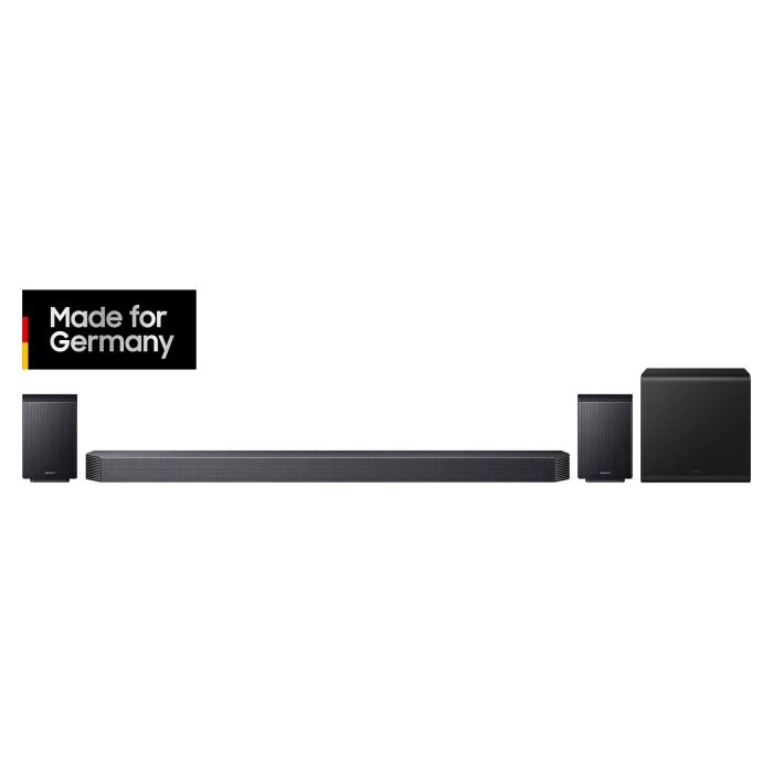 Samsung Q-Series Soundbar HW-Q935GF 9.1.4 Canales con Dolby Atmos, DTS:X, Subwoofer Inalámbrico, Alexa & Google Assistant Compatible, Color Negro Titanio 0 Samsung Q-Series Soundbar HW-Q935GF 9.1.4 Canales con Dolby Atmos, DTS:X, Subwoofer Inalámbrico, Alexa & Google Assistant Compatible, Color Negro Titanio 0