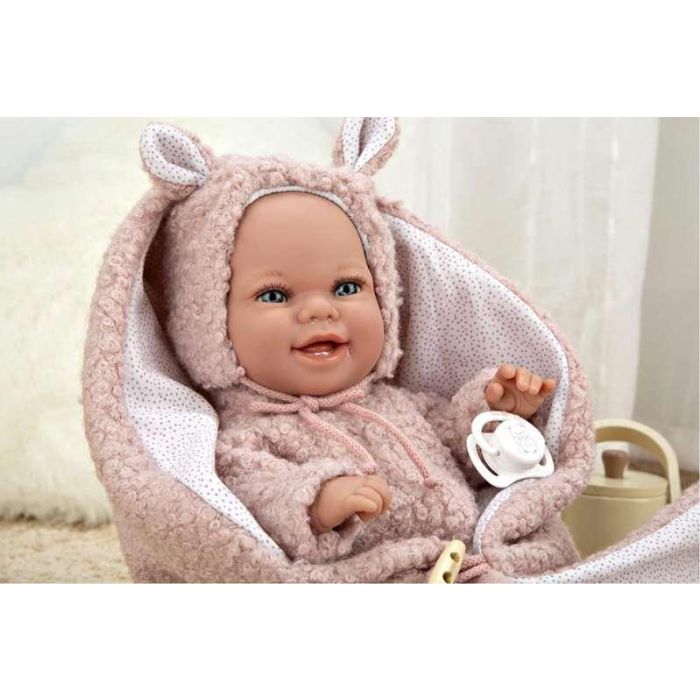 Muñeca elegance babyto rosa con manta (muñeca de peso) 35 cm cuerpo blando 9 Muñeca elegance babyto rosa con manta (muñeca de peso) 35 cm cuerpo blando 9