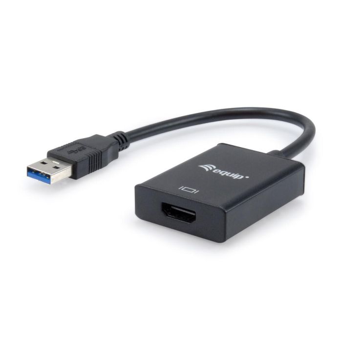 Equip Adaptador USB 3.0 a HDMI 133385, USB 3.2 Gen 1, Tipo-A Macho a HDMI Hembra, Negro 11 Equip Adaptador USB 3.0 a HDMI 133385, USB 3.2 Gen 1, Tipo-A Macho a HDMI Hembra, Negro 11