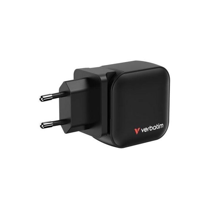 Cargador de Pared Universal GaN Verbatim Mini GaN Wall Charger/ 2xUSB Tipo-C/ 1xUSB/ 70W 1 Cargador de Pared Universal GaN Verbatim Mini GaN Wall Charger/ 2xUSB Tipo-C/ 1xUSB/ 70W 1