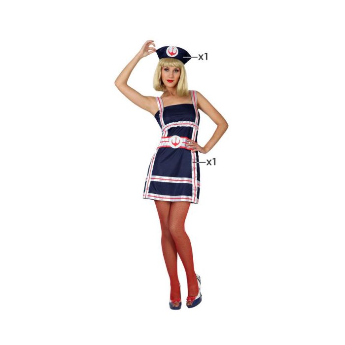 Disfraz Marinera Sexy Mujer Adulto M-L Disfraz Marinera Sexy Mujer Adulto M-L