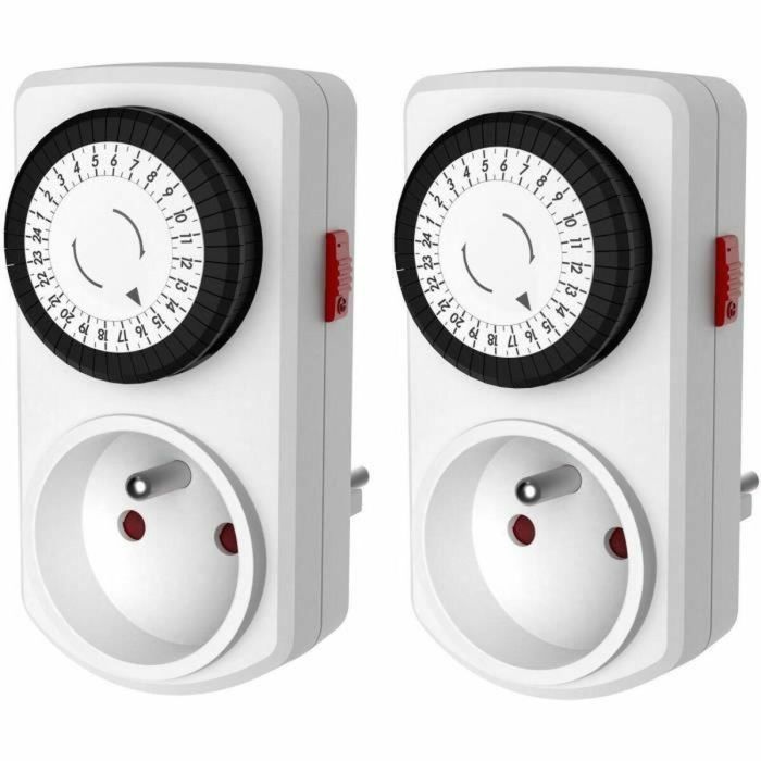 GAO AUC4004282473008 Mini programador mecánico diario 3680 W 48 programas Blanco 5