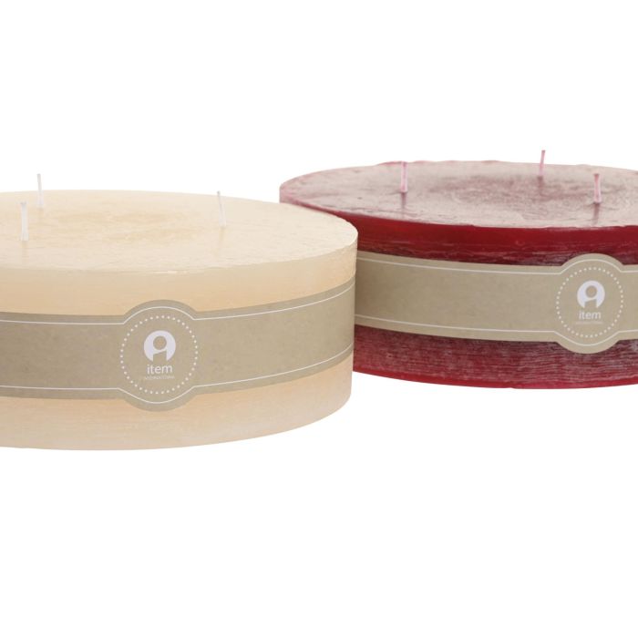 Vela Navidad Tradicional DKD Home Decor Crema Rojo 20 x 6.5 x 20 cm (6 Unidades) 1 Vela Navidad Tradicional DKD Home Decor Crema Rojo 20 x 6.5 x 20 cm (6 Unidades) 1
