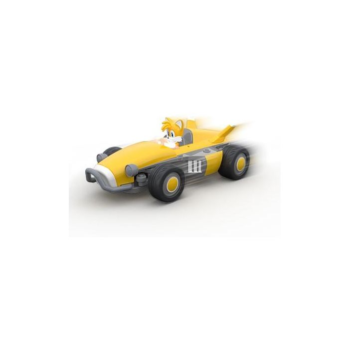 Carrera Pista de Carreras Team Sonic Racing con 2 Coches Radio Control Escala 1:43, 2,4 GHz, Edad 6+ años, Pilas Incluidas 2 Carrera Pista de Carreras Team Sonic Racing con 2 Coches Radio Control Escala 1:43, 2,4 GHz, Edad 6+ años, Pilas Incluidas 2