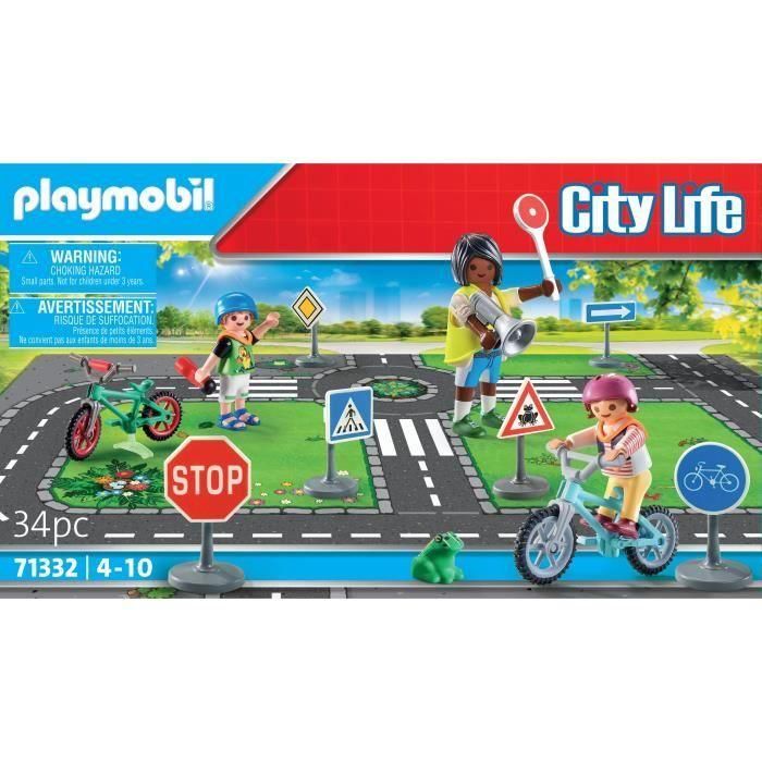 Playmobil 71332 Set de Juego Educación Vial City Life Juguete Educativo para Niños +4 años 4
