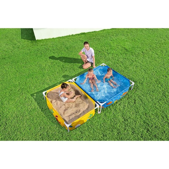 Bestway Piscina Rigida Infantil Con Arenero 213x122x30,5 cm +2 años Jardin 00561 5