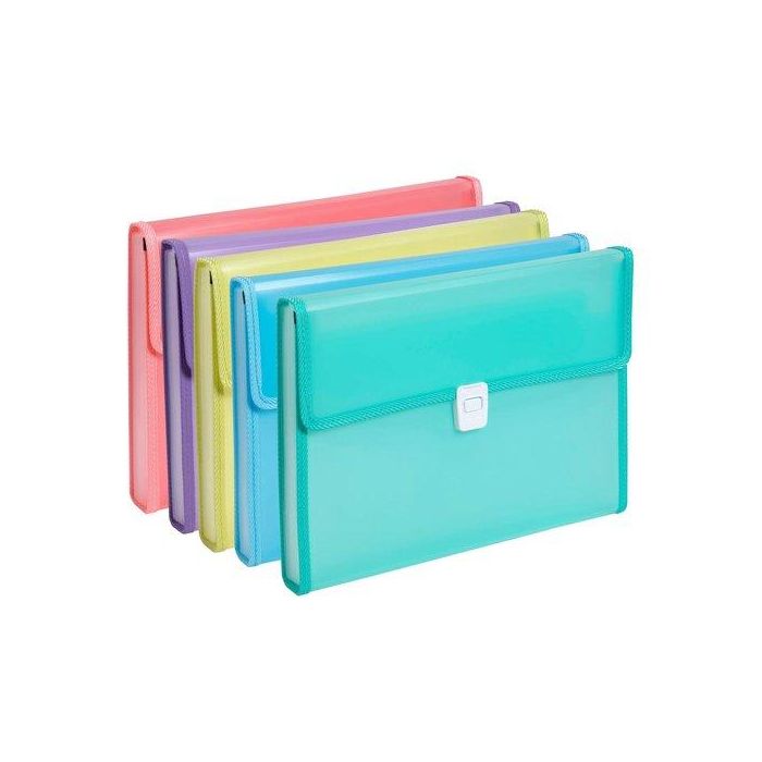Clasificador Acordeon Exacompta Cromaline Pp Traslucido 13 Dptos.Maletin Surtido
